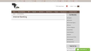 
                            1. CBA Bank » Internet Banking