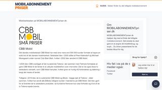 
                            11. CBB → Info om mobilselskabet CBB - Mobilabonnement