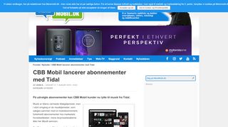 
                            13. CBB Mobil lancerer abonnementer med Tidal - MereMobil.dk