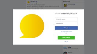 
                            7. CBB Mobil - PROBLEMER MED TELEFONSYSTEM Vi oplever ...