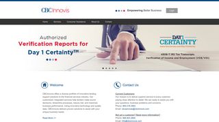 
                            1. CBCInnovis :: Proven solutions to assist with your verification, credit ...