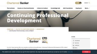 
                            4. CBI | Continuing Professional Development - Chartered Banker Institute