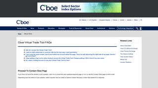 
                            2. Cboe Virtual Trade Tool FAQs