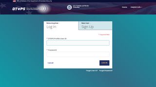 
                            6. CBP DTOPS - Login