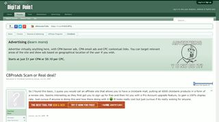
                            13. CBProAds Scam or Real deal? - Digital Point Forums