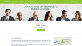 
                            9. CBRE GmbH: Karrierechancen, Kontaktdaten, Fotos | karriere.at