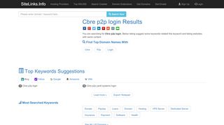 
                            11. Cbre p2p login Results For Websites Listing - SiteLinks.Info