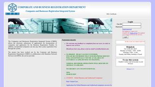 
                            6. CBRIS - MNS portal