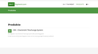 
                            7. CBS - Checkin24-7 Buchungs-System - 24-7 Payment