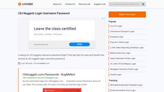 
                            8. Cbt Nuggets Login Username Password
