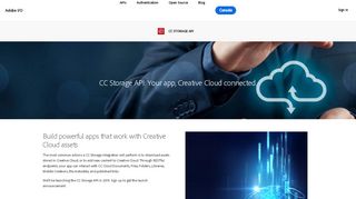 
                            12. CC Storage API - Adobe.io