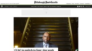 
                            8. CCAC to switch to four-day work week in June, July | Pittsburgh Post ...