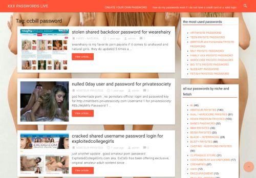 
                            6. ccbill password – XXX PASSWORDS LIVE