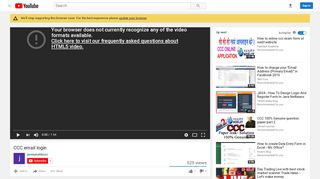 
                            6. CCC email login - YouTube