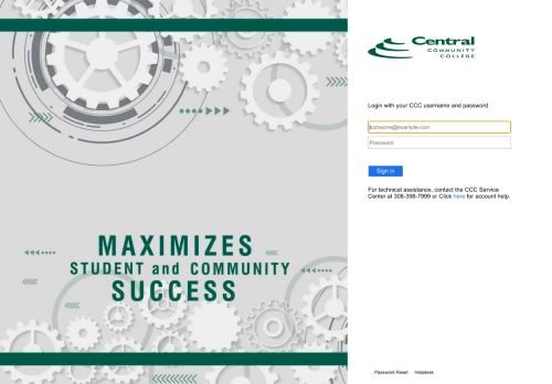 
                            11. CCC WebCentral - Central Community College