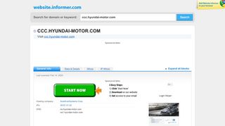 
                            5. ccc.hyundai-motor.com at Website Informer. CCC. Visit CCC ...