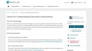 
                            10. CCE :: Pearson VUE