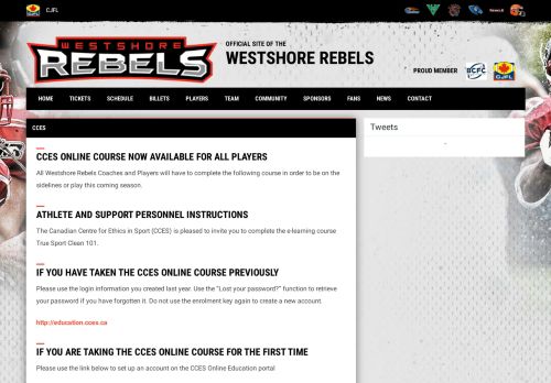 
                            11. CCES - Westshore Rebels Football