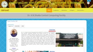 
                            3. CCF - Govind Ballabh Pant University