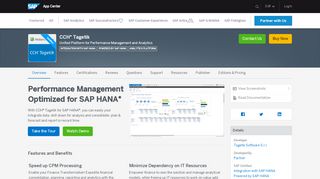 
                            9. CCH® Tagetik by Tagetik Software S.r.l. | SAP App Center