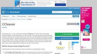 
                            4. CCleaner | heise Download