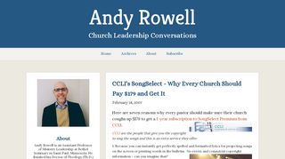 
                            10. CCLI's SongSelect - Why Every Church Should Pay $179 and Get It ...