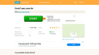 
                            7. Ccm7.aec.com.br: CCM7 - Portal - EasyCounter.com