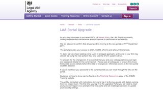 
                            9. CCMS training - LAA Portal Upgrade