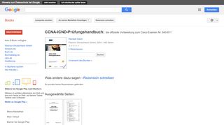 
                            6. CCNA-ICND-Prüfungshandbuch: die offizielle Vorbereitung zum Cisco-Examen