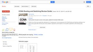 
                            12. CCNA Routing and Switching Review Guide: Exams 100-101, 200-101, ... - Google बुक के परिणाम