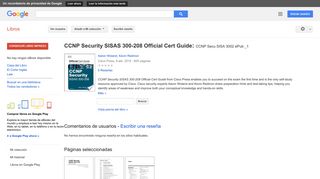 
                            5. CCNP Security SISAS 300-208 Official Cert Guide: CCNP Secu SISA ... - Resultado de la Búsqueda de libros de Google