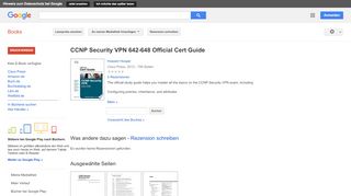
                            11. CCNP Security VPN 642-648 Official Cert Guide