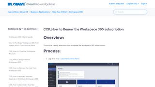 
                            10. CCP_How to Renew the Workspace 365 subscription – Ingram Micro ...