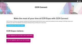 
                            12. CCR Connect / CCR Expo 2018, London - Easyfairs