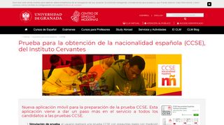 
                            9. (CCSE), del Instituto Cervantes - Centro de Lenguas Modernas