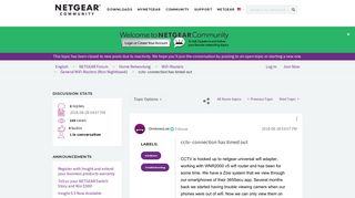
                            12. cctv- connection has timed out - NETGEAR Communities