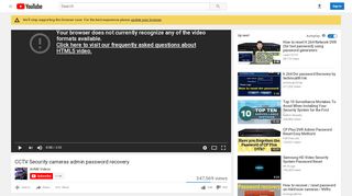 
                            9. CCTV Security cameras admin password recovery - YouTube