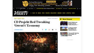 
                            13. CD Projekt Red Making Changes to 'Gwent's' Economy – Variety