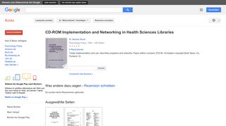 
                            12. CD-ROM Implementation and Networking in Health Sciences Libraries