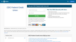 
                            12. Cdc Federal Credit Union: Login, Bill Pay, Customer Service and ...