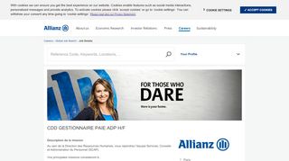 
                            12. CDD GESTIONNAIRE PAIE ADP H/F - Allianz | Careers