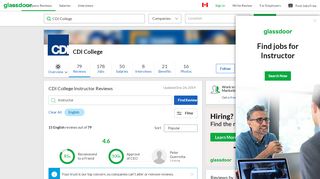 
                            10. CDI Colleges Instructor Reviews | Glassdoor.ca