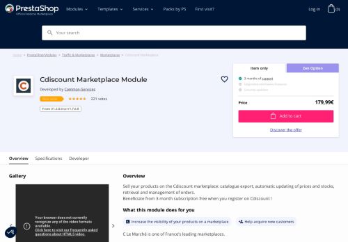 
                            13. Cdiscount Marketplace - PrestaShop Addons