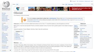 
                            13. Cdiscount - Wikipedia