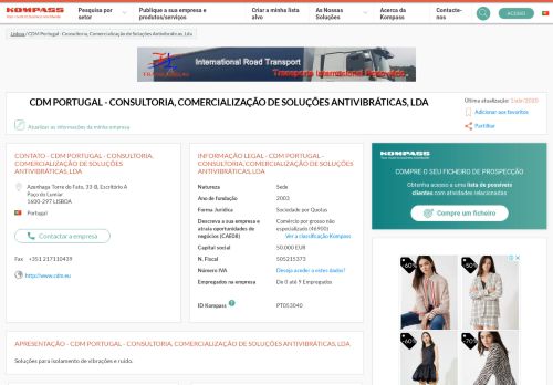 
                            9. Cdm Portugal - Consultoria, Comercialização De Soluções ... - Kompass