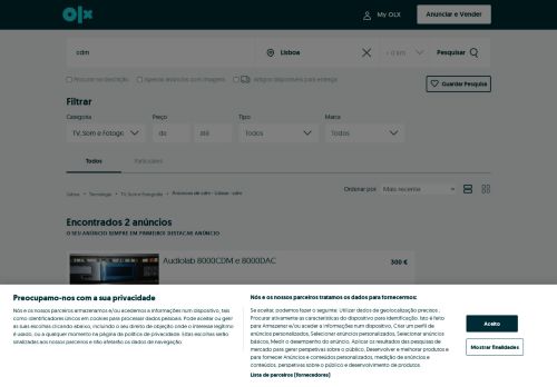 
                            7. Cdm - Som em Lisboa - OLX Portugal