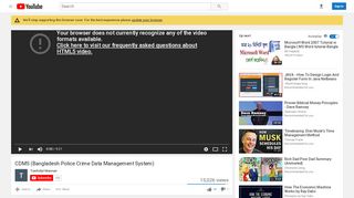 
                            10. CDMS (Bangladesh Police Crime Data Management System) - YouTube