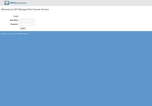 
                            8. CDT Managed File Transfer Service Login