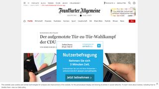 
                            5. CDU macht Wahlkampf mit einer App - FAZ
