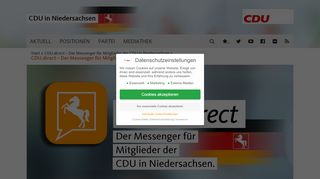 
                            4. CDU.direct - Der Messenger für Mitglieder der CDU in Niedersachsen ...